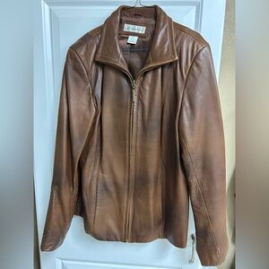Preston & York Brown Leather Jacket